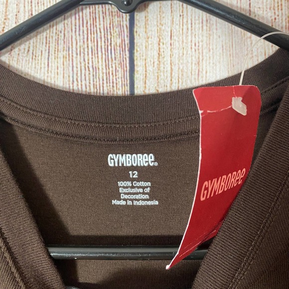 Vtg 2009 Gymboree Fall Homecoming Brown Long Sleeve Shirt 12 NWT - Picture 4 of 4